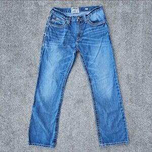 ARIAT Coltrane Durango M4 Relaxed Boot Cut Jeans Medium Wash Mens Size 33/34